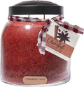 A Cheerful Giver — Cinnamon Twist - 34oz Papa Scented Candle Jar with Lid - Keepers of the Light - 155 Hours of Burn Time, Gift for Women, Red