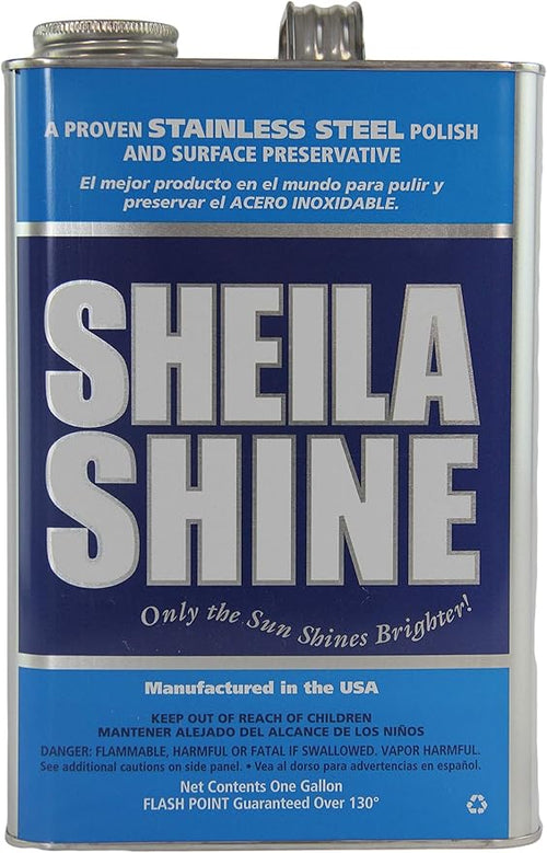 4 x 1 Gallon Stainless Steel Cleaner and Polish - Cleans, Polishes & Protects Kitchen Appliances, Refrigerators, Sinks, Ovens & Grills - Residue & Streak Free Shine - Stainless Appliance Cleaner