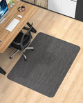 Blvornl Office Chair Mat for Hardwood Floor, 47.2"*60" Desk Computer Chair Mat for Hard Wood, Large Anti-Slip Hard Floor Protector for Rolling Chair, PVC Desk Rug for Office Black