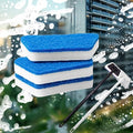 Tub Tile Scrubber Cleaning Sponge, Scrubbing Sponge DIY Cleaning Sponge for Cleaning Shower Bathroom Vessel Sinks Kitchen Toilet Wall Floor 3 Pcs (Replaceable Sponge, Without Handle)