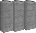 Orighty Grey Microfiber Cleaning Cloth, 150 Pack Highly Absorbent Cleaning Supplies, Lint Free Kitchen Towels Cleaning Rags, Microfiber Towels for Cars, House, Window, 12x12 inch