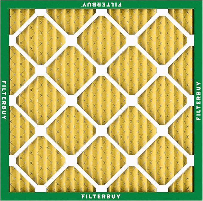 Filterbuy 18x18x1 Air Filter MERV 11 Superior Pet & Allergy Defense (2-Pack), Electrostatic Pleated HVAC AC Furnace Filters Replacement, Made in USA (Actual Size: 17.75 x 17.75 x 0.75)