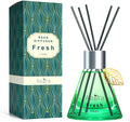 Reed Diffuser Set, Fresh Scented Diffuser for Home, Home Fragrance Scent Essential Oil Stick Diffuser for Room Shelf Decor, 3.4 oz