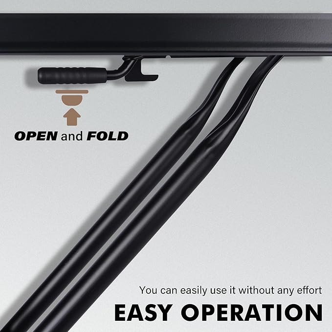 veiox Ironing Board Full Size, Metal Construction Iron Board with Extra Thick Heavy Duty Padded Cover, Stable Structure, Anti-Skid Feet (47x16)