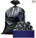 Plasticplace Trash Bags 32-33 Gallon │ 2.3 Mil │ Black Extra Heavy Garbage Bag │ 33” x 39” (100 Count) (W33LDB3)