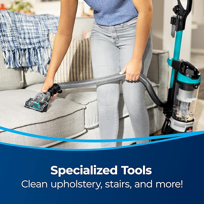 Bissell CleanView Rewind Upright Bagless Vacuum with Automatic Cord Rewind & Active Wand, 3534