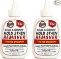 Pomy Professional Grade Mold Stain Remover Gel (2 Pack-16 oz Total) Thick No-Run Gel for Shower Caulk, Grout Lines, Washing Machine Gasket, Front Loader Door Seal, Tile and Bathroom Surfaces