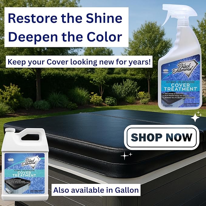 Ultimate UV/Restore Spa & Hot Tub Cover Cleaner and Protectant Treatment. Conditioner for Vinyl Cover Conditioner Spray Restores Your Cover to Look New. Simply Easy to Use
