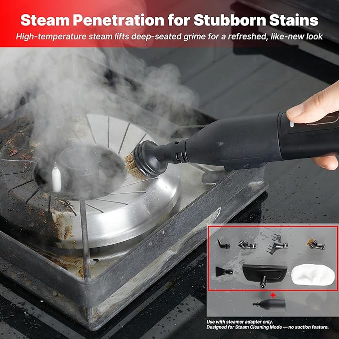 Shop-Vac Portable Carpet Cleaner Machine with 212℉ Steam & Heating System, 4 Cleaning Modes Upholstery Cleaner with Versatile Tools for Car, Rug, Couch, Bathroom, Kitchen Messes, 5430270
