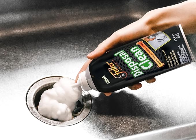 Fuller Brush Garbage Disposal Cleaner– 12 oz Bottle – Foaming Citrus Degreaser for Kitchen Sink Odor Removal and Drain Cleaning – Citrus Scent (Pack of 2)