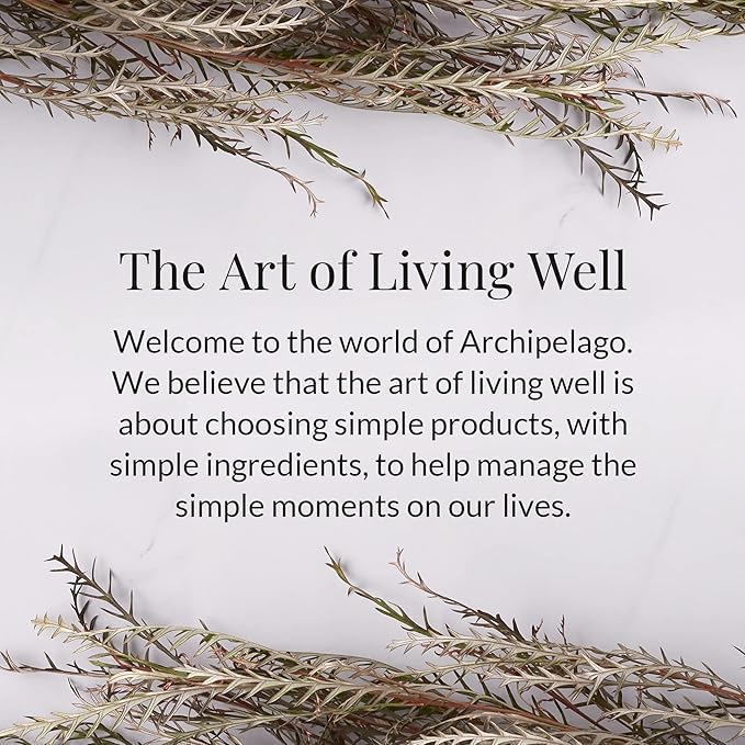 Archipelago Botanicals Kashmir Glass Jar Candle, Kashmir Vanilla, Orange Blossom and Sandalwood Scent, Lead-Free Candle Wicks, Burns Approx. 60 Hours (8.6 oz)