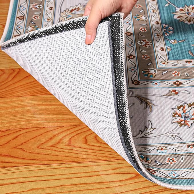 Waterproof Rug Pad, Thick 6x9 ft Under Area Rug Carpet Pad, Non Slip Felt Rug Pads for Hardwood Floors, Keep Carpets in Place Soft and Prevent Rug from Wrinkling or Buckling