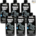 Flitz Faucet Wax Plus - 7.6oz Bottle of USA-Made, Water-Based Faucet Cleaner & Polisher for Water Stains, Fingerprints, & More - Metal Wax for Bronze, Nickel, Chrome, Brass - Granite Polish (6 Pack)
