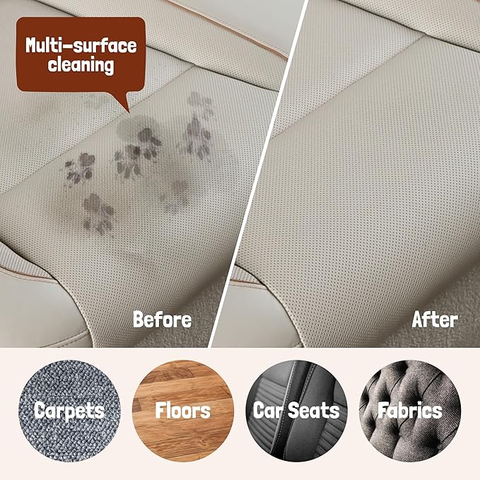 Sunny & Honey Pet Stain Remover - Enzyme Cleaner For New & Deep Set Stains - Carpet Deodorizer & Urine Odor Eliminator for Dog Pee, Cat Urine, Upholstery & Furniture (32 fl oz, Fall Spice)