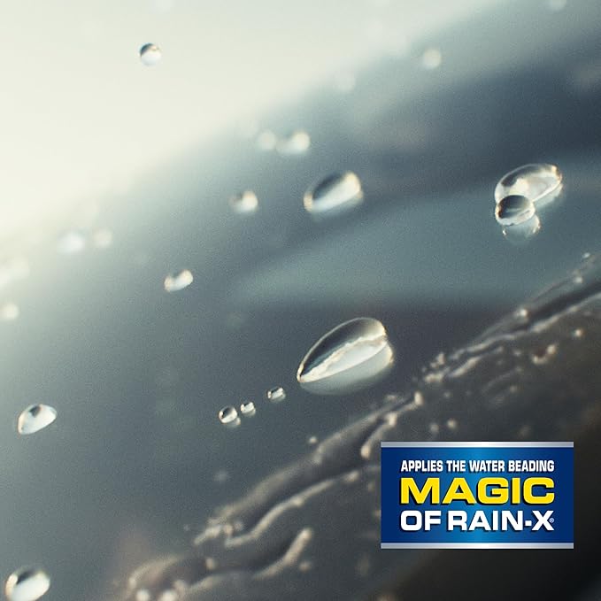 Rain-X 5079278-2 Latitude 2-In-1 Water Repellent Wiper Blades, 21 Inch Windshield Wipers (Pack Of 2), Automotive Replacement Windshield Wiper Blades With Patented Repellency Formula