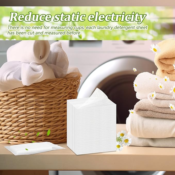 Heigble 600 Count Dryer Sheets Bulk Fabric Softener Fresh Scent Dryer Sheets Naturally Softens and Removes Static Cling, Ideal for Households, Sensitive Skin