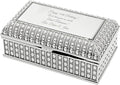 THINGS REMEMBERED Engraved Beaded Texture Jewelry Box (Free Customization), Antique Inspired Engraved Keepsake Box, Personalized Gifts for Women