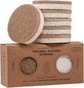 Bluum Kitchen Organic Kitchen Sponges 6-Pack – Non Toxic Sponges for Dishes, Natural Dish Sponge Set, Plant Based Cellulose & Coconut Fiber Sponge, Biodegradable, Compostable, Eco Friendly