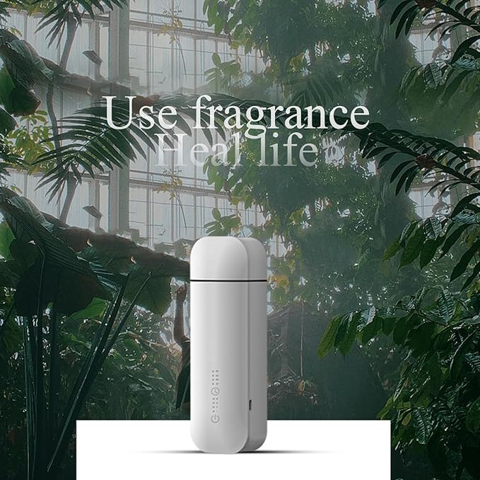Essential Oil Diffuser, Waterless Aromatherapy Diffusers, 2025 Updated Nano Atomization Scent Air Machine with Timer and Auto-Off Switch for Home, Office, Hotel Collection(White, Updated Version)