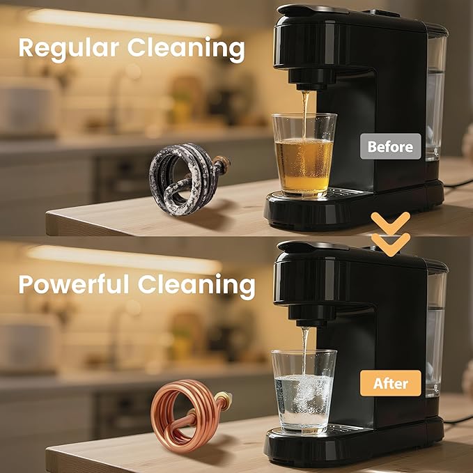 Liebnest 6 Count Coffee Maker Cleaner & Descaler Tablets, Effective Cleaning Coffee Pot Cleaner Tablets, Compatible with Nespresso, Breville, Keurig, Ninja, Delonghi, Miele