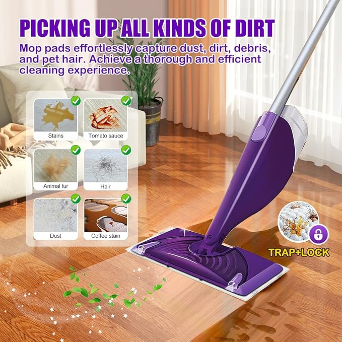 50 Pack Wet Jet Pad Refills for Swiffer Wet Jet Mop Pads, Wet Jet Mopping Pads for Multi Surface Floor Cleaning, 4 Layers Thickened & Super Absorbent.