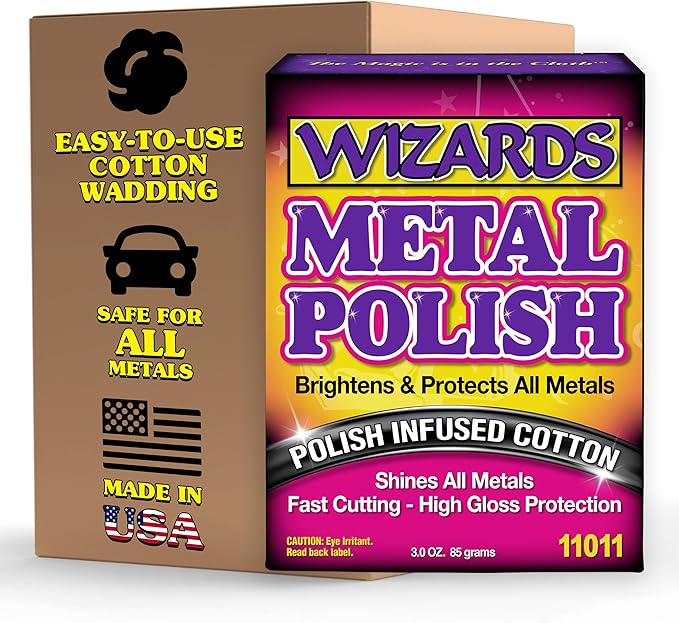 Wizards Metal Polish_Silver, Brass, Stainless & Aluminum Car Care 3oz-wt_11011