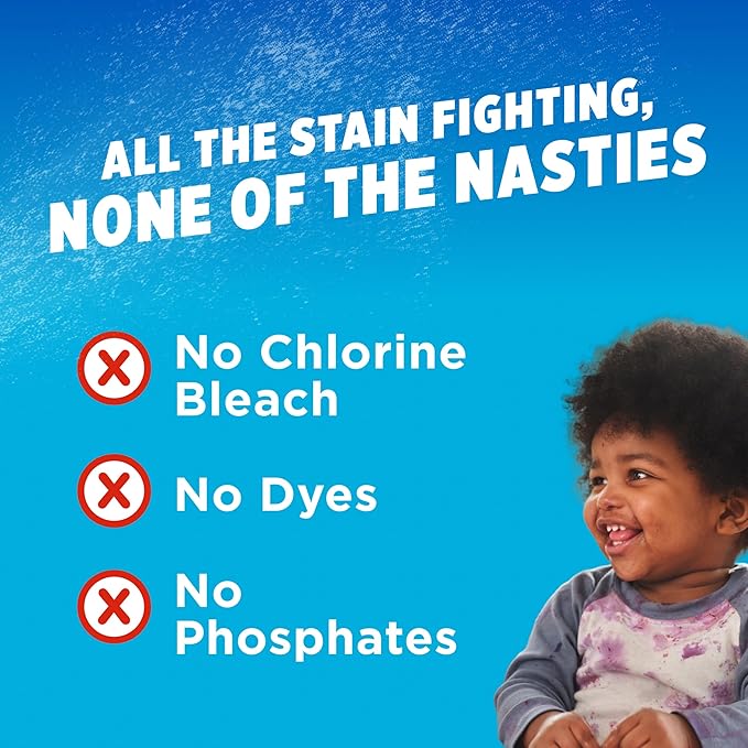 OxiClean Max Force Laundry Stain Remover Spray, Newborn & Baby Essentials, Travel & On-The-Go Stain Treater, 2 fl oz, 2PK