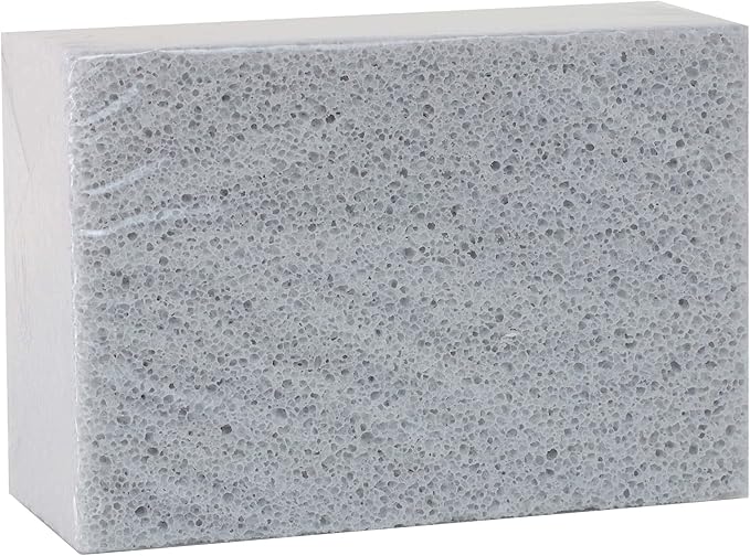 Better Grillin Scrubbin Stone Grill Cleaner Handle-Protect Hands & Nails When Scouring Grill/Griddle with Scrubbin Stone