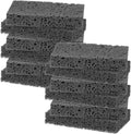 M METERXITY 12-Pack Kitchen Sponges, Condense Eco Cellulose Non-Scratch Scrub Heavy Sponge for Kitchen/Household/Bathroom, Clean Tough Messes Dish Scrubber [Black]