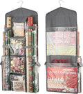 Wrapping Paper Storage, Gift Wrap Organizer Holder Double-Sided Hanging Gift Bag Storage Organizer