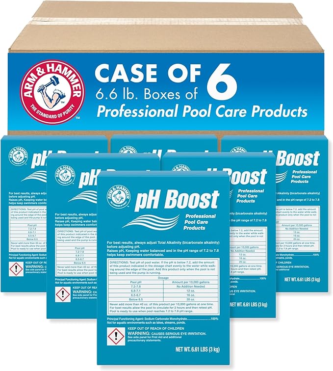 ARM & Hammer pH Boost Professional Pool Care, 6.6 lb (Case of 6)