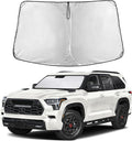 EcoNour Windshield Sun Shade for Toyota Sequoia 2023–2026 | Front Window Sunshade | Foldable Car Sun Protector | Blocks UV Rays & Keeps Interior Cooler