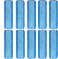ZHAYAO 10 Pack Microfiber Cleaning Pads for Bona Mop, Reusable Microfiber Mop Pads for 18 Inch Mop, Hardwood & Hard Surface Floors Replacement Cleaning Mop Pads, Machine Washes
