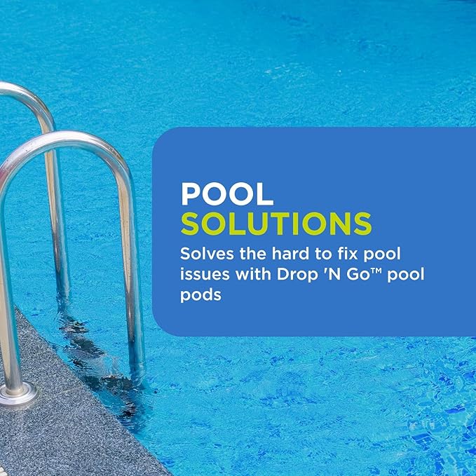 FROG Algae Gone - Dry Formula Algaecide Removes Green and Yellow Algae for Pools up to 30,000 Gallons - Pool Maintenance & Treatment - 3 Pods