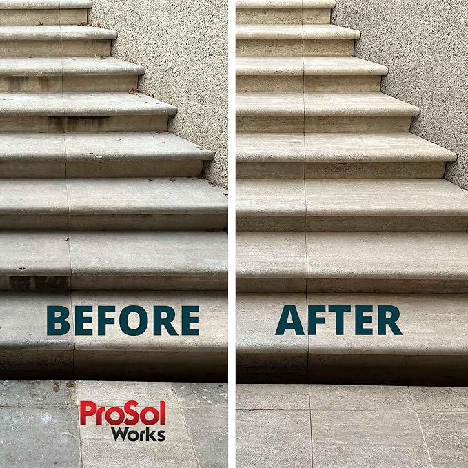PROSOL WORKS Wood Floor Cleaner 16 oz - Floor Cleaning Spray Great for Various Floor Types Like Tile, Linoleum, Vinyl, Laminate Flooring & Hardwood - Surface Cleaner for Floors, Stain, Dirt & Grime