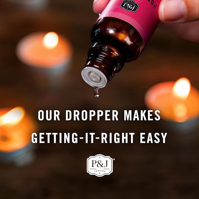 P&J Fragrance Oil | Peach Oil 30ml - Candle Scents for Candle Making, Freshie Scent, Soap Making Supplies, Diffuser Oil Scents
