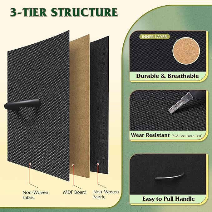 WLIVE Fabric Dresser for Bedroom, Tall Dresser with 8 Drawers, Storage Tower with Fabric Bins, Double Dressers, Chest of Drawers for Closet, Living Room, Hallway, Charcoal Black