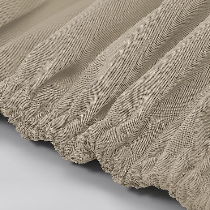 Modern Threads Soft Microfiber Solid Sheets - Luxurious Microfiber Bed Sheets - Includes Flat Sheet, Fitted Sheet with Deep Pockets, & Pillowcases Taupe California King