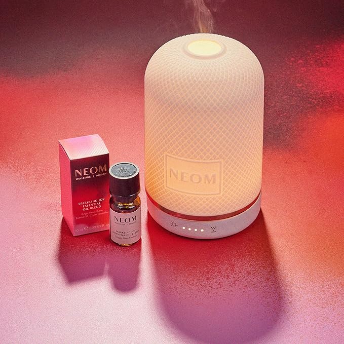 NEOM Sparkling Joy Essential Oil Blend I Ginger, Lime & Vetiver I 100% Natural Fragrance I Pure Essential Oils I Invigorating