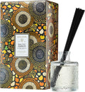 Voluspa Baltic Amber Scented Reed Diffuser, 3.4 oz, Oil Reed Diffusers for Home, Handcrafted in The USA