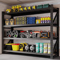 BYNSOE 78.8" W Storage Shelves 7000lbs Garage Metal Shelving Heavy Duty Garage Shelves Adjustable Storage Shelves for Industrial, Factory, (78.8" W X 24" D X 78.8" H)