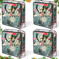 4 Pcs Christmas Wreath Storage Container Clear Organizer Storage Bag for Xmas Wreath Moving Bags with Handles and Dual Zipper Wreath Holder for Storage Plastic Christmas Storage Tote (30 x 8 Inch)