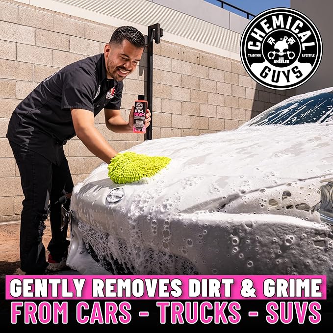 Chemical Guys HOL129 Best Two Car Wash Bucket Kit to Wash & Dry (11 Items Including 3 16 oz. Chemicals)