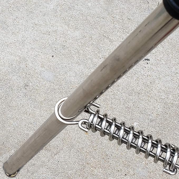 Pool Cover Installation Tool - 24 Inches - Grooved for Screw - Swimming Pool Safety Cover Installation and Removal Rod Tool