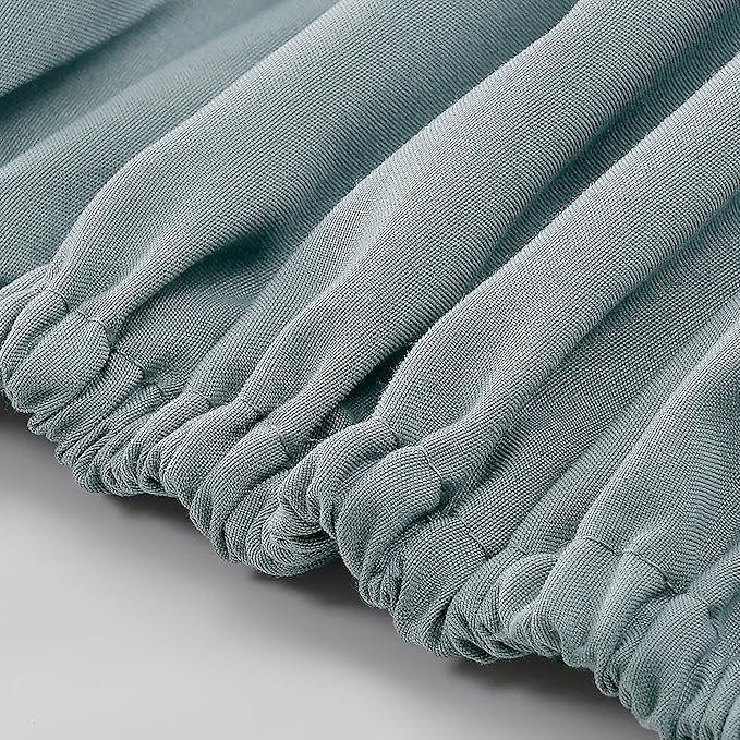 Modern Threads Soft Microfiber Solid Sheets - Luxurious Microfiber Bed Sheets - Includes Flat Sheet, Fitted Sheet with Deep Pockets, & Pillowcases Ocean Full