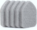 Moku Home Replacement Scrubber Refill for Moku Home Extendable Tub Tile Shower Brush for Cleaning Non-Scratch (5X Scrubber Sponge Gray)
