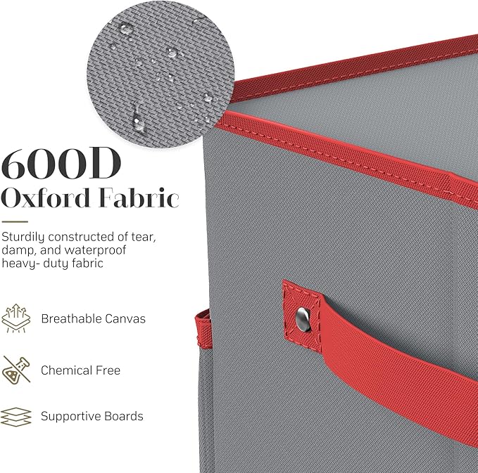 Christmas Ornament Storage Box with 8 Trays, Christmas Storage Container for 128-3'' Holiday Ornament Decorations, Large Xmas Organizer with Adjustable Dividers, Dual Zipper and Pocket (Grey)