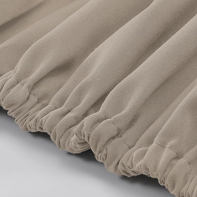 Modern Threads Soft Microfiber Solid Sheets - Luxurious Microfiber Bed Sheets - Includes Flat Sheet, Fitted Sheet with Deep Pockets, & Pillowcases Khaki California King