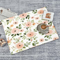Watercolor Floral Dish Drying Mat for Kitchen Counter Microfiber Super Absorbent Non-Slip Dish Drying Pad for Countertops Dishes Utensils Stylish Quick-Dry Machine Washable 18x24 Inch