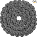 Roshtia 72 Pcs Stainless Steel Scrubber Bulk Large Steel Wool Scrubber 50 Gram Stainless Scourers Sponges Scouring Pads for Cleaning Dishes, Stoves, Pots, Pan, Cooker Hoods